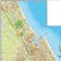Mappa della comune di Cesenatico
