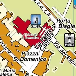 Mappa di Arezzo Centro Storico Cartografia Aggiornata di