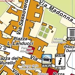 Mappa di Arezzo Centro Storico Cartografia Aggiornata di